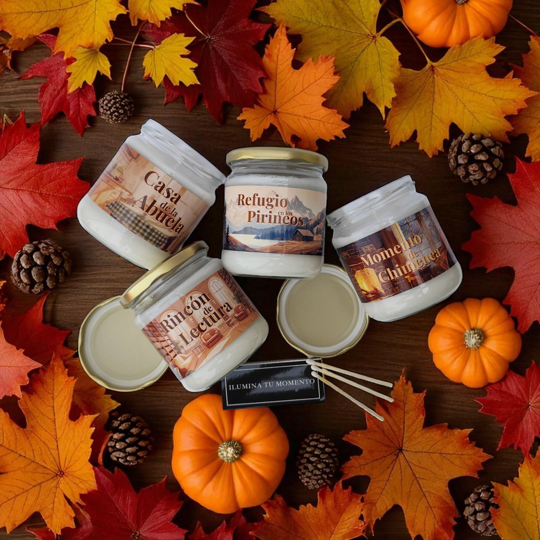 Pack Velas Colección de otoño
