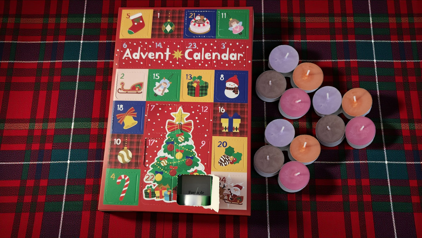 Calendario de Adviento Velaromático – 24 Aromas Únicos