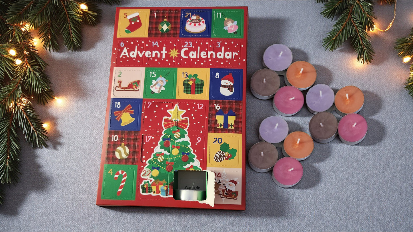 Calendario de Adviento Velaromático – 24 Aromas Únicos