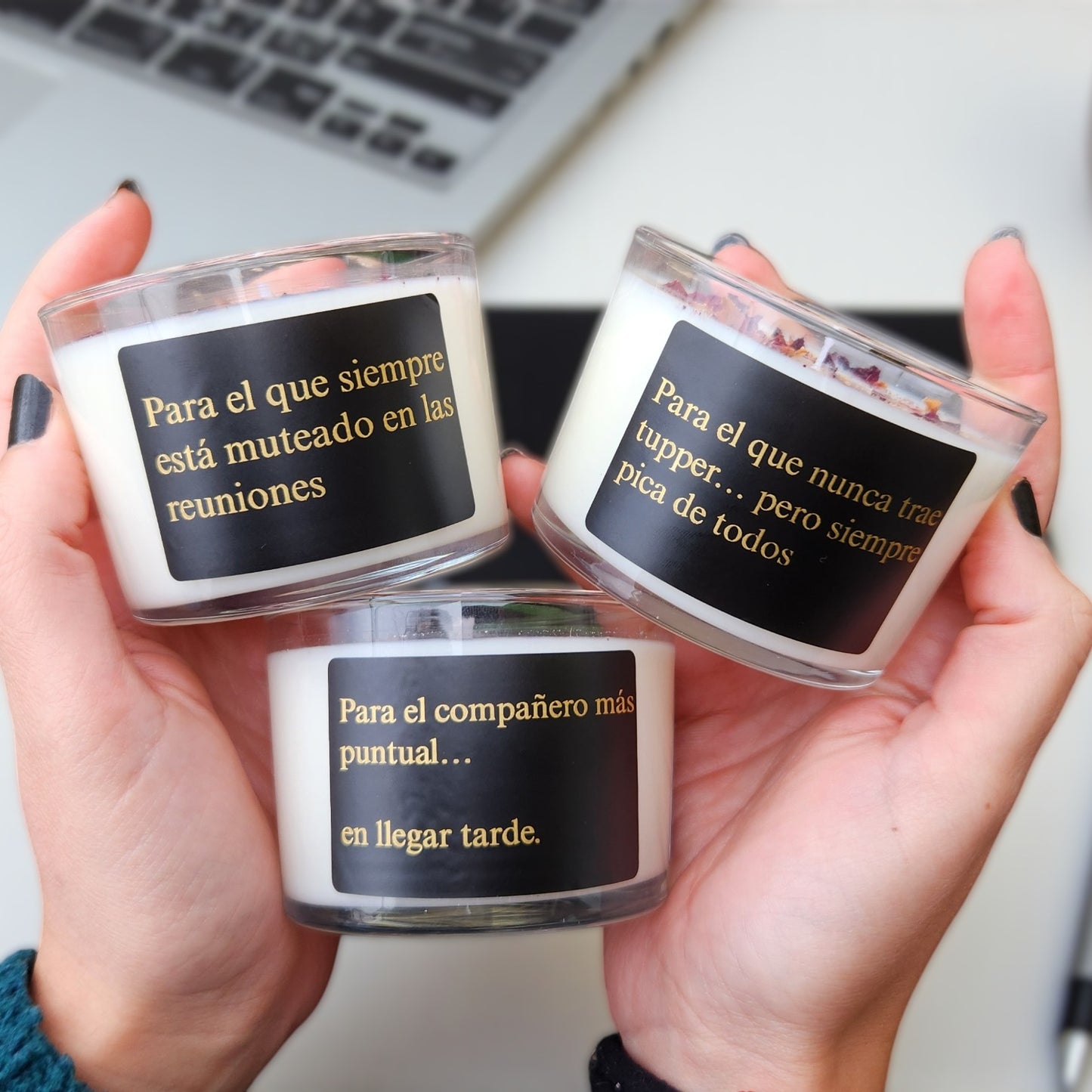 Vela aromática personalizada