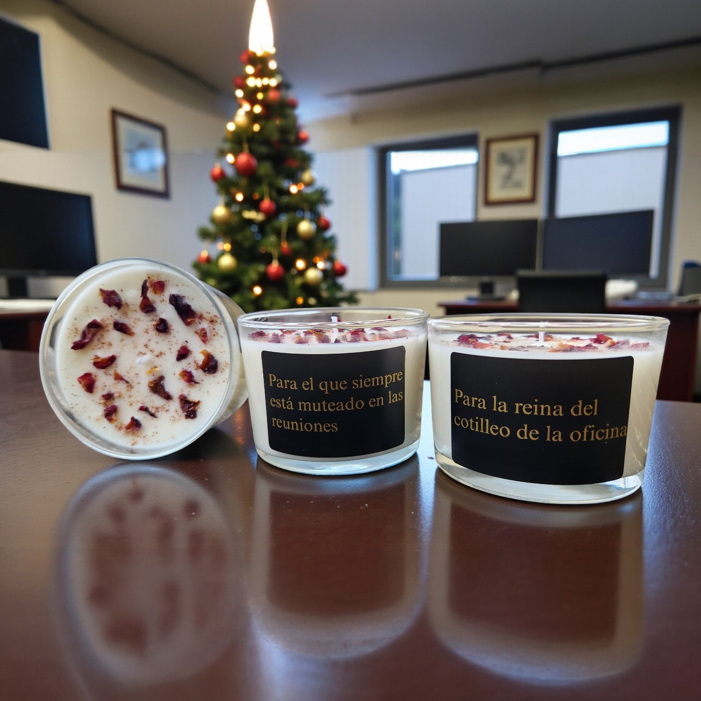 Vela aromática personalizada