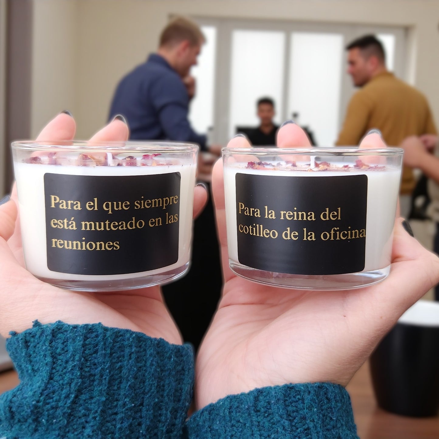 Vela aromática personalizada