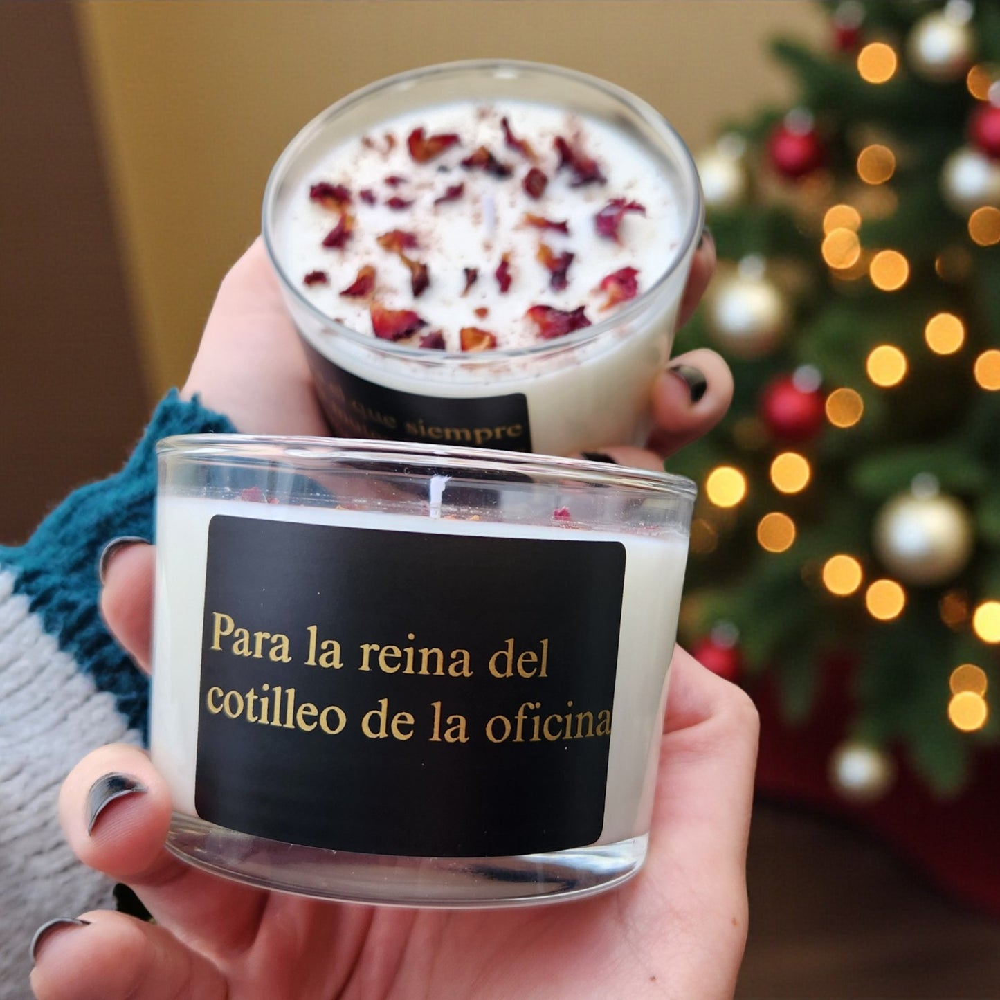 Vela aromática personalizada